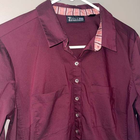 7th Avenue Design Studio New York & Company Women's Button Down‎ Size Medium - Picture 2 of 6